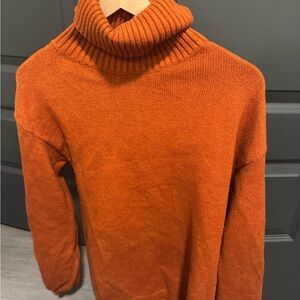 House of Harlow 1960 Orange Turtleneck Sweater